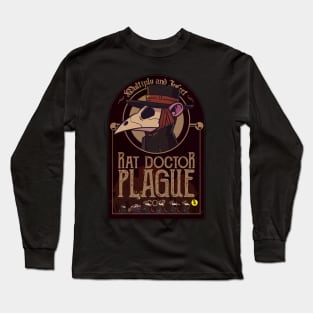 Rat plague doctors, black plague Long Sleeve T-Shirt